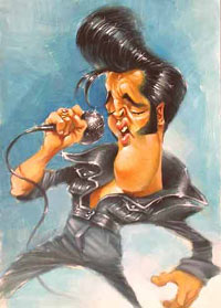 elviscaricature
