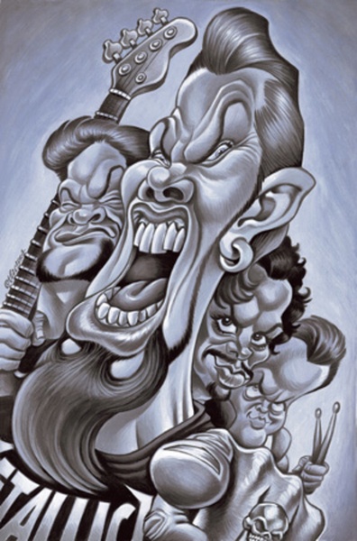 metallicacaricature